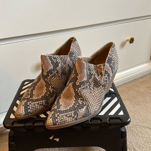 snake skin boots